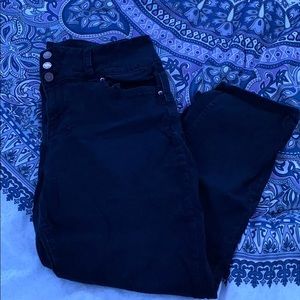 Black High Rise Jeans (no rips) Size 17
